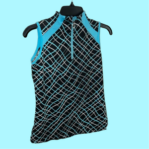 NWT TAIL white label sleeveless 1/4 zip shirt XS